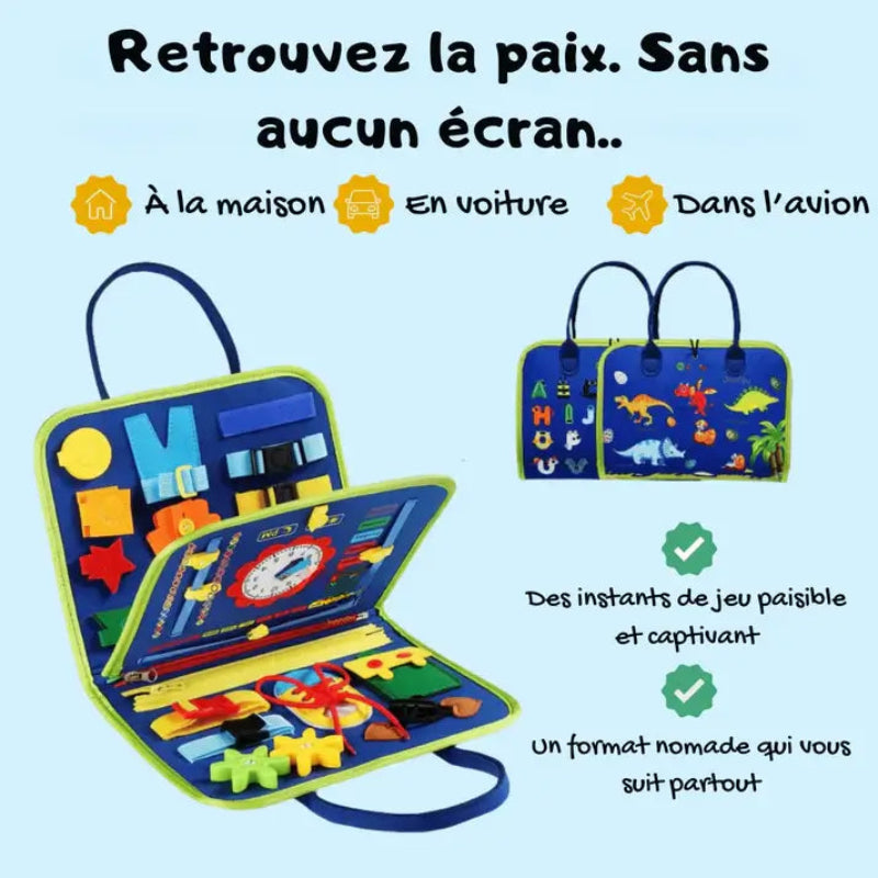 Kidiboard : Le Livre d'activités Montessori pour enfants