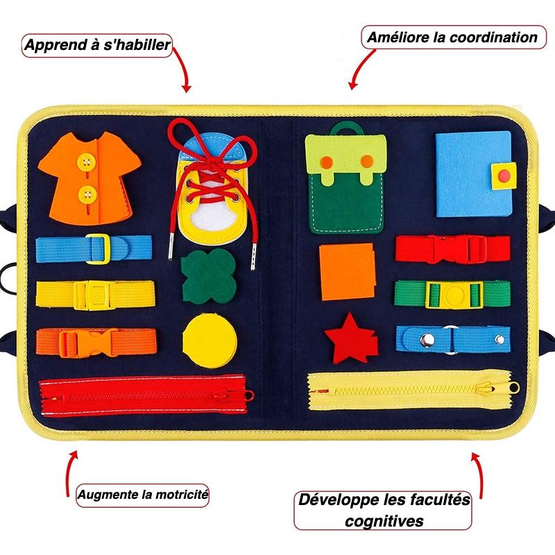 Kidiboard : Le Livre d'activités Montessori pour enfants